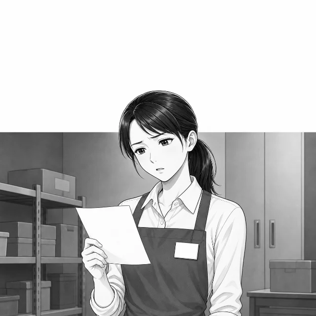 明細の深夜の時間帯の金額が自分の計算より多く、お店のサービスだろうかと首をかしげるみずきさん。