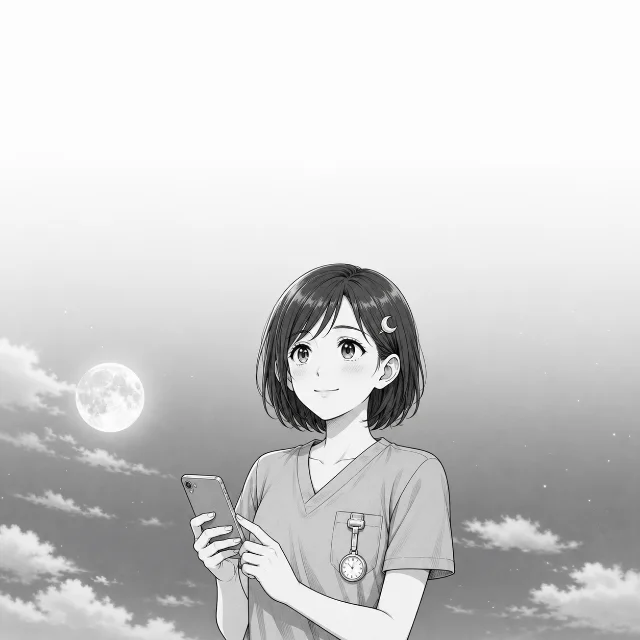 消えた千円あまりと同僚の言う『損』の正体を突き止めようと、スマホで仕組みを調べ始めるあかりさん。